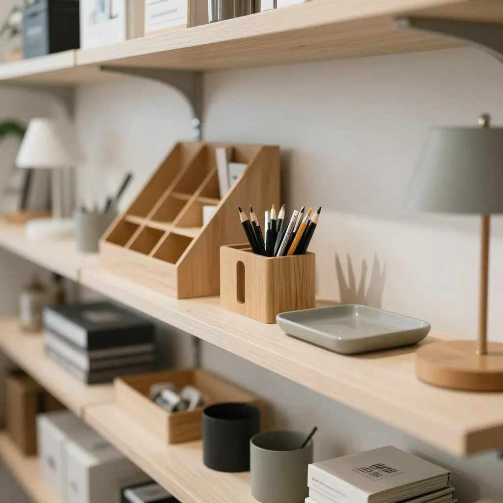 Metal document tray with brushed finish