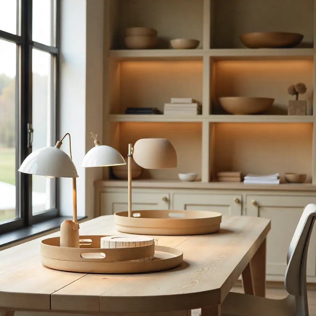 Modern minimal desk accessories