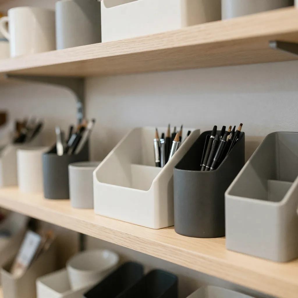 Scandinavian inspired desk setup