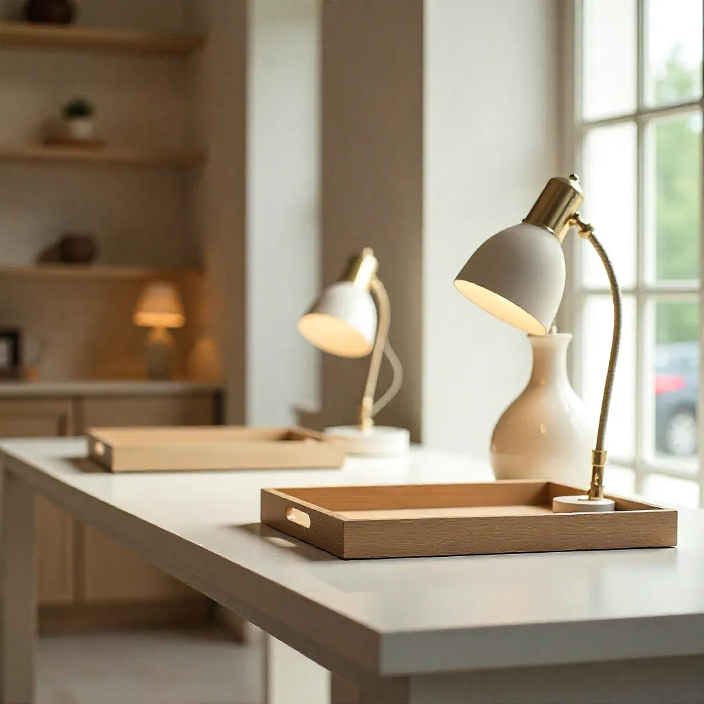 Stoneware pen holder with matte texture