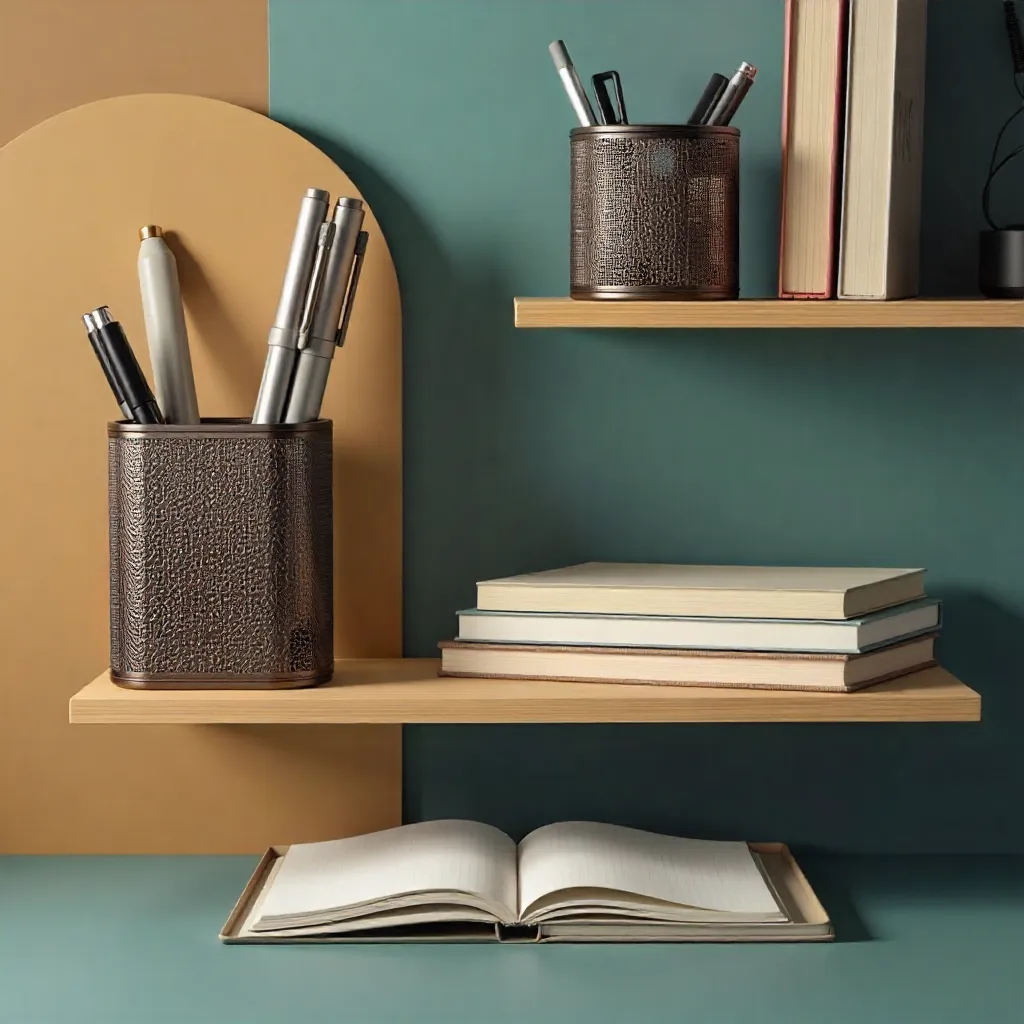 Porcelain desk accessories set