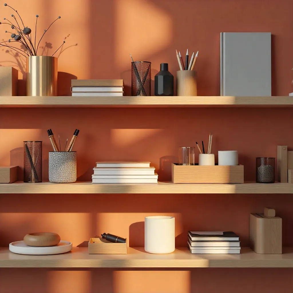 Copper pencil cup with patina